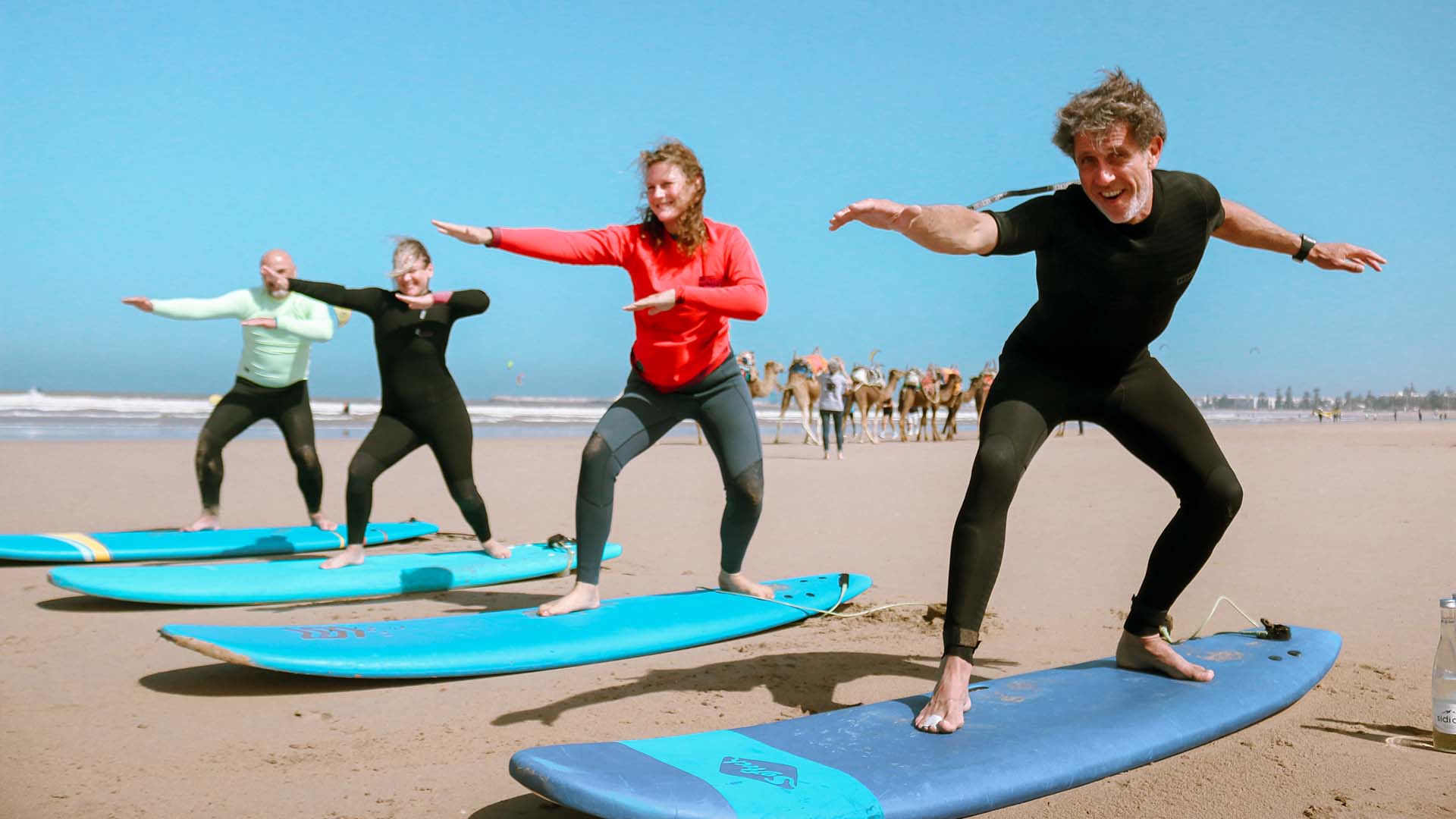 Cours de Surf sur la plage d'Essaouira